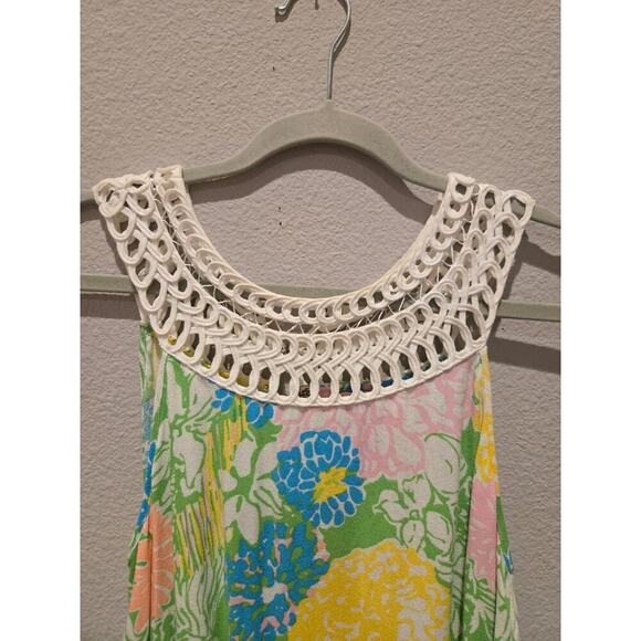 Lilly Pulitzer Women's S Jillie Floral Swing Dress Multicolor Short Spring - Picture 2 of 10